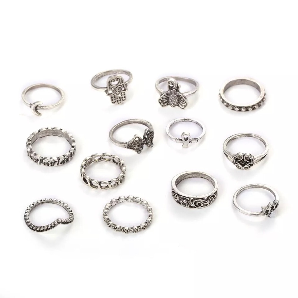 13 Piece Boho Ring Lot